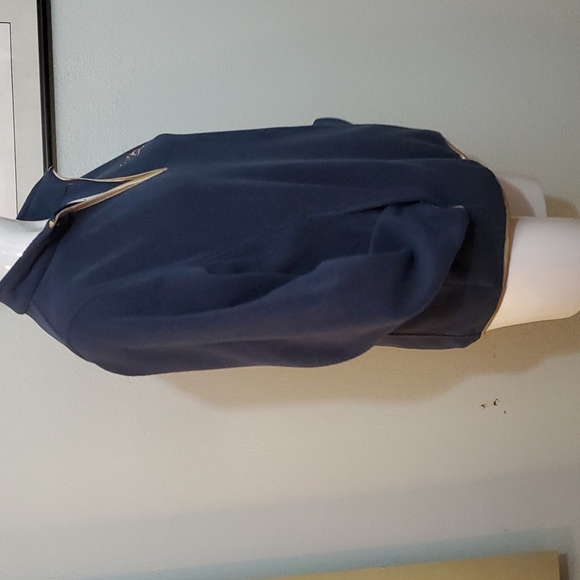 NFL for Her Blue Los Angeles Rams Quarter Zip Warm Pullover w/Gold Trim-Sz M - Picture 10 of 17